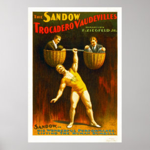 Der Sandstrand Trocadero Vaudevilla Poster