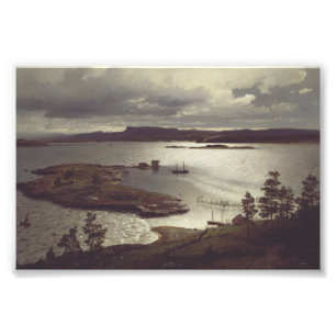 Der Sandvik Fiord von Hans Gude Fotodruck