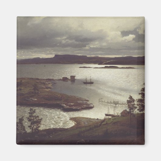 Der Sandvik Fiord von Hans Gude Magnet (Vorne)