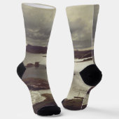 Der Sandvik Fiord von Hans Gude Socken (Gewinkelt)