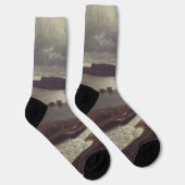 Der Sandvik Fiord von Hans Gude Socken (Rechts)