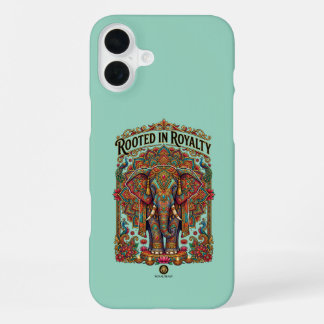 Der sanfte Riese: Künstlerisches Elefantendesign iPhone 16 Plus Hülle
