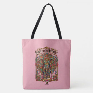Der sanfte Riese: Künstlerisches Elefantendesign Tasche