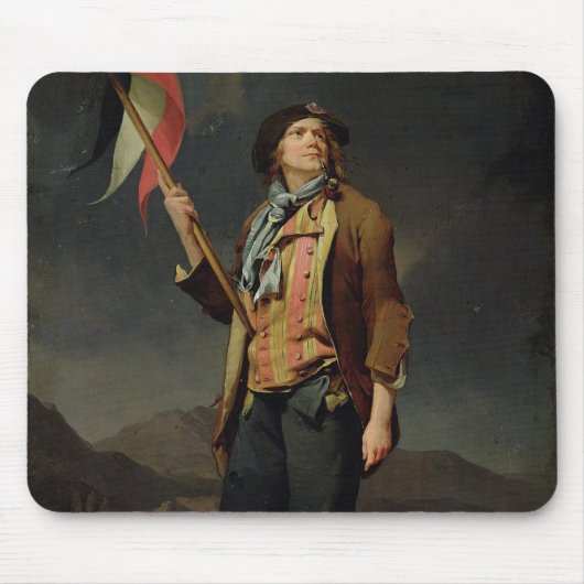 Der Sänger Chenard, als a Ohne-Culotte, 1792 Mousepad (Vorne)
