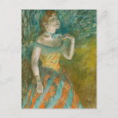 Der Sänger in Grün | Edgar Degas Postkarte (Vorderseite)