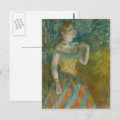Der Sänger in Grün - Edgar Degas Postkarte (Vorne/Hinten)