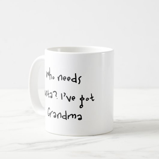 der Santa braucht Kaffeetasse (Vorderseite Links)