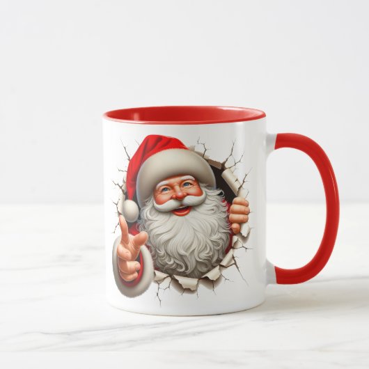Der Santa bricht aus Tasse (Rechts)
