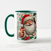Der Santa bricht aus Tasse (Links)