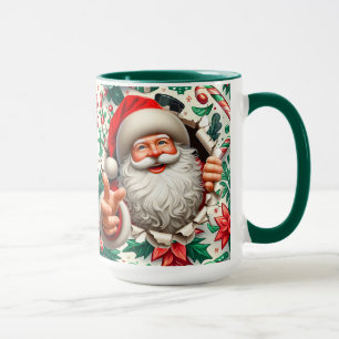 Der Santa bricht aus Tasse