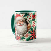 Der Santa bricht aus Tasse (Vorderseite Links)