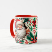 Der Santa bricht aus Tasse (Vorderseite Links)