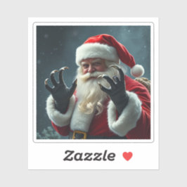 Der Santa "CLAWS" Aufkleber