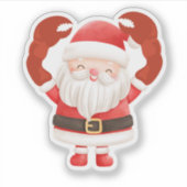 Der Santa "CLAWS" Aufkleber (Vorderseite)