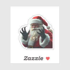 Der Santa "CLAWS" Aufkleber