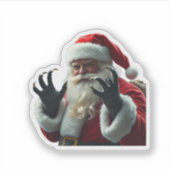 Der Santa "CLAWS" Aufkleber (Vorderseite)