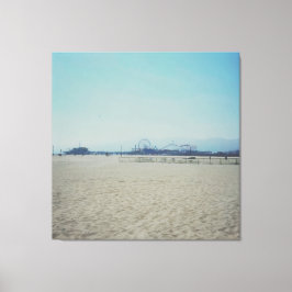 Der Santa Monica Pier Leinwanddruck
