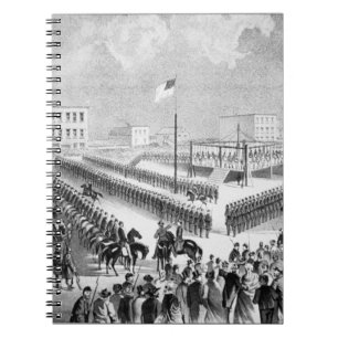 Der Santee Sioux Aufstieg, Mankato, Minnesota, 186 Notizblock