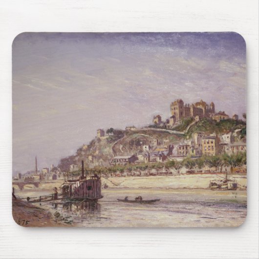 Der Saone in Lyon, 1875 Mousepad (Vorne)