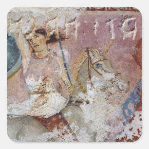 Der Sarcophagus der Amazonen Quadratischer Aufkleber