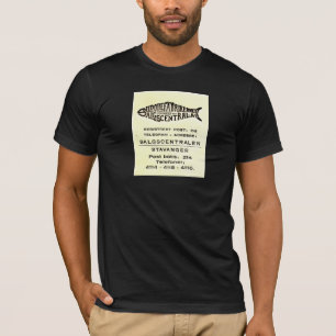Der Sardine-Öl-Fabrik Stavangers Norwegen Vintage T-Shirt