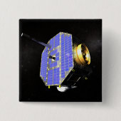 Der Satellit Interstellar Boundary Explorer Button (Vorderseite)