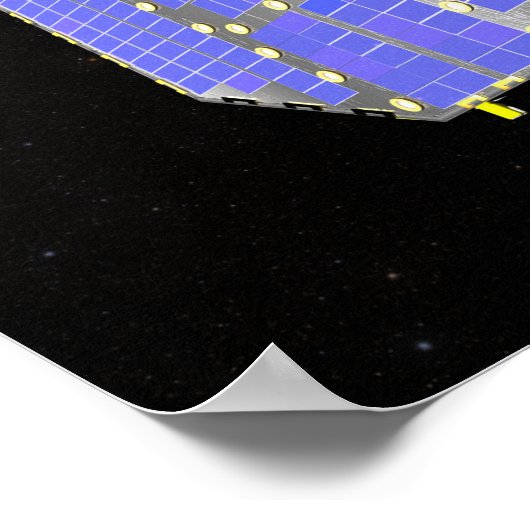 Der Satellit Interstellar Boundary Explorer Poster (Ecke)