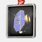 Der Satellit Interstellar Boundary Explorer Silbernes Ornament (Links)