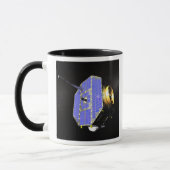 Der Satellit Interstellar Boundary Explorer Tasse (Links)