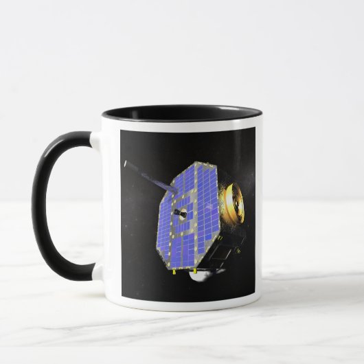 Der Satellit Interstellar Boundary Explorer Tasse (Links)