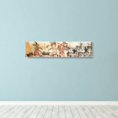 Der Satirepapyrus Leinwanddruck (Insitu (Holzboden))