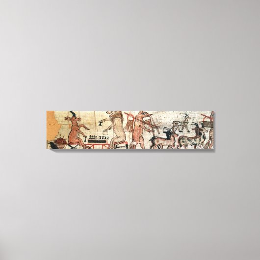 Der Satirepapyrus Leinwanddruck (Vorderseite)