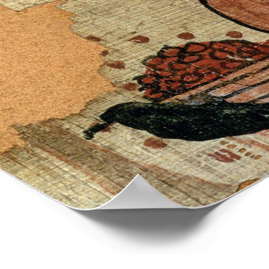 Der Satirepapyrus Poster (Ecke)