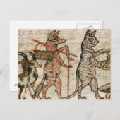 Der Satirepapyrus Postkarte (Vorne/Hinten)