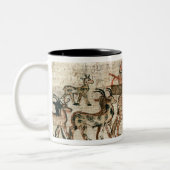 Der Satirical Papyrus Zweifarbige Tasse (Links)