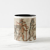 Der Satirical Papyrus Zweifarbige Tasse (Mittel)