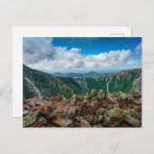 Der Sattel, der Baxter Staat Park, Maine Postkarte (Vorne/Hinten)