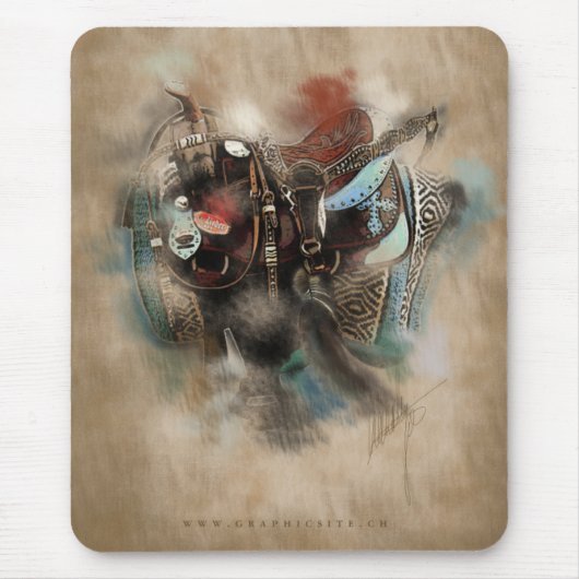 Der Sattel - Mousepad (Vorne)