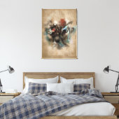 Der Sattel - überzogene Canvas Leinwanddruck (Insitu (Schlafzimmer))
