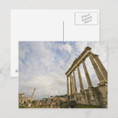 Der Saturn-Tempel ist der älteste im römischen Postkarte (Vorne/Hinten)