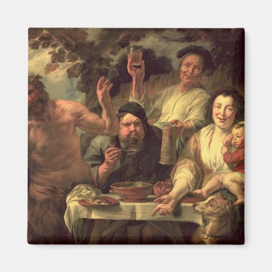 Der Satyr und die Bauern Magnet (Vorne)