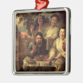 Der Satyr und die Bauern Silbernes Ornament (Links)