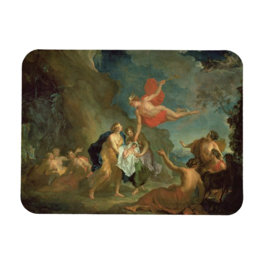 Der Säugling Bacchus, der vom Merkur an den Nym ge Magnet (Horizontal)