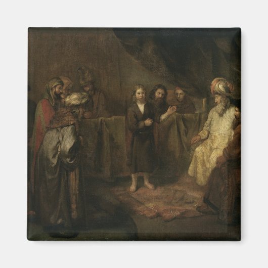 Der Säugling Christus im Tempel Magnet (Vorne)