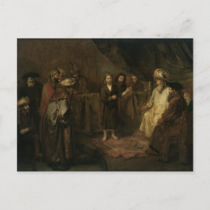 Der Säugling Christus im Tempel Postkarte