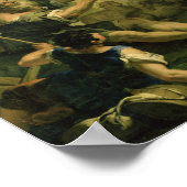 Der Säugling Kyros mit dem Hirten Poster (Ecke)