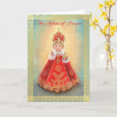 "Der Säugling Prag" von Jenny McLaughlin Karte (Gelbe Blume)