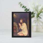 Der Säugling Samuel bei Prayer_Portraits Postkarte (Stehend Vorderseite)