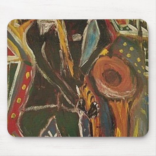 DER SAX PLAYER MOUSEPAD (Vorne)
