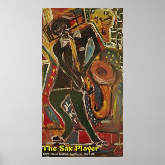 DER SAX PLAYER POSTER